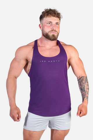 Classic Bodybuilding Racerback Stringer - Violet