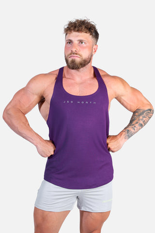 Classic Bodybuilding Racerback Stringer - Violet