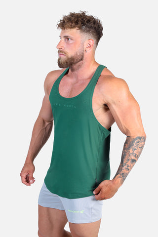 Classic Bodybuilding Racerback Stringer - Sea Green