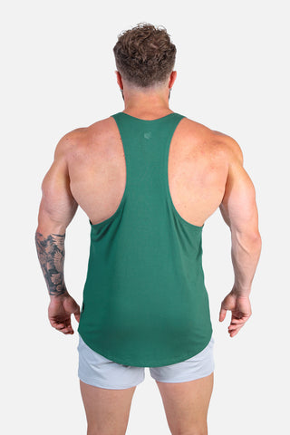 Classic Bodybuilding Racerback Stringer - Sea Green