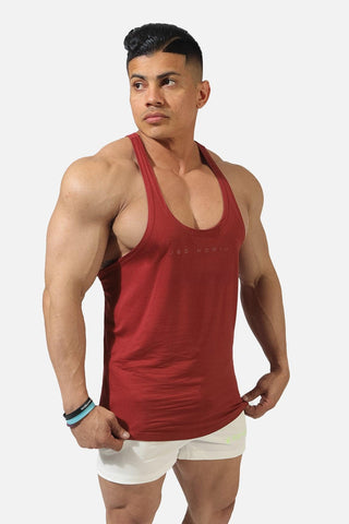 Classic Bodybuilding Racerback Stringer - Maroon