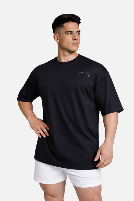 Energy Oversized T-Shirt - Black Menace to Ordinary