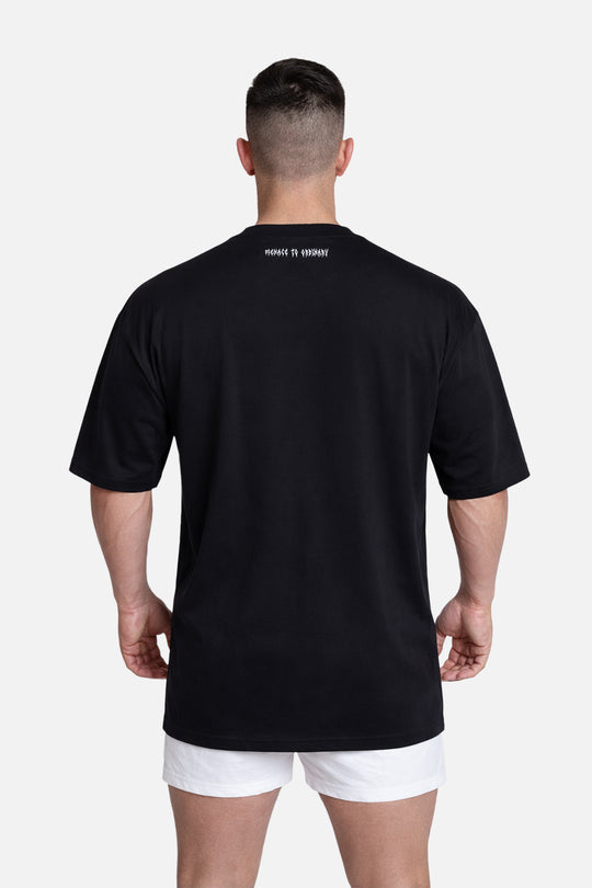 Energy Oversized T-Shirt - Black Menace to Ordinary