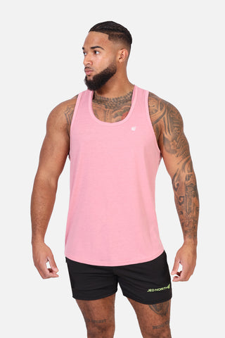 Vital Raw-Hem Tank Top 2.0 - Salmon Pink