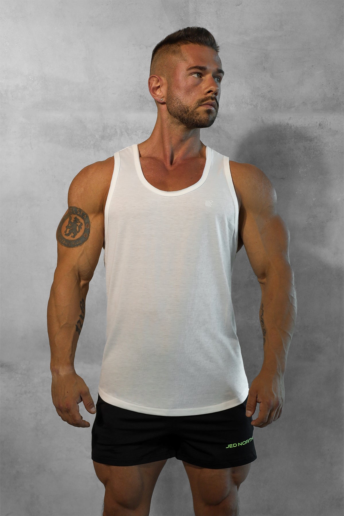 Vital Raw-Hem Tank Top - White – Jed North