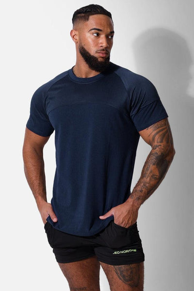 ★TRAVEL★ Rest Mesh Jersey Short Sleeve T-Shirt Navy MUSINSA | TRAVEL Rest Mesh Jersey Short Sleeve T-Shirt Navy