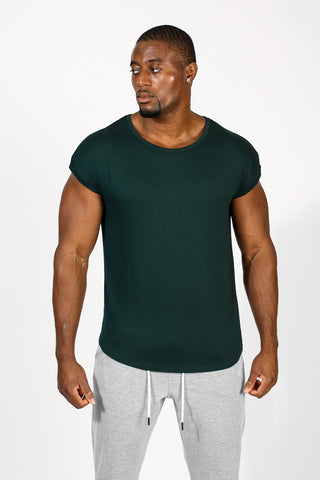 Evolve Men's Cap Sleeve T-Shirt 2.0 - Forest Green