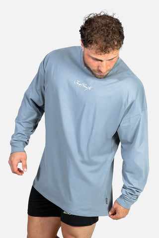 Energy Oversized Long Sleeve T-Shirt 2.0 - Arctic Blue