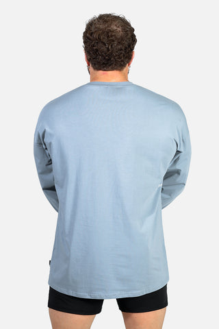 Energy Oversized Long Sleeve T-Shirt 2.0 - Arctic Blue