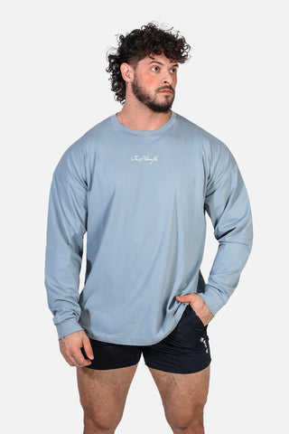 Energy Oversized Long Sleeve T-Shirt 2.0 - Arctic Blue