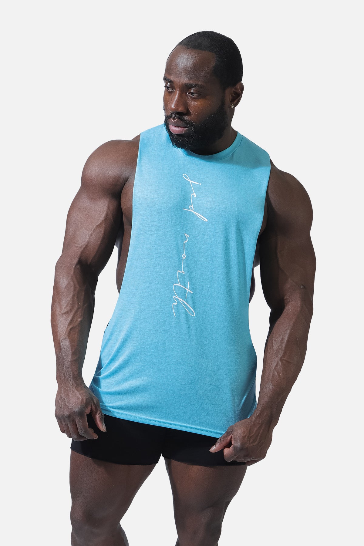 Flux Muscle Tee - Light Blue