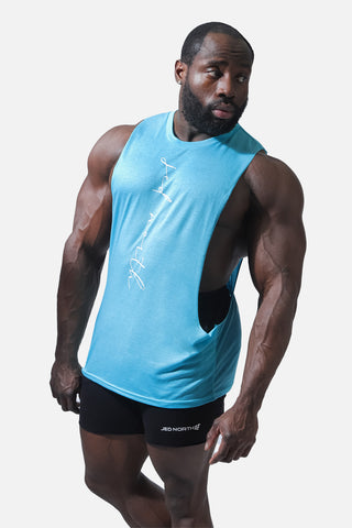 Flux Muscle Tee - Light Blue