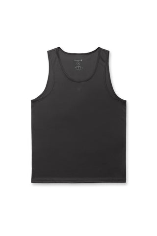 Alpha Microfiber Gym Tank Top - Obsidian Black