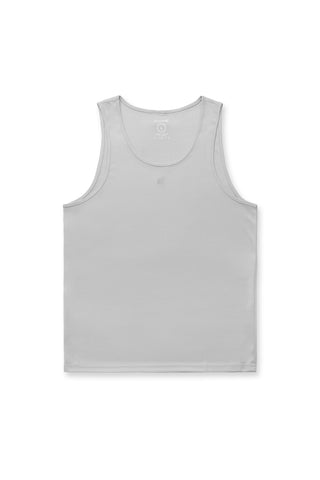 Alpha Microfiber Fast-Dry Gym Tank Top - Polar Silver