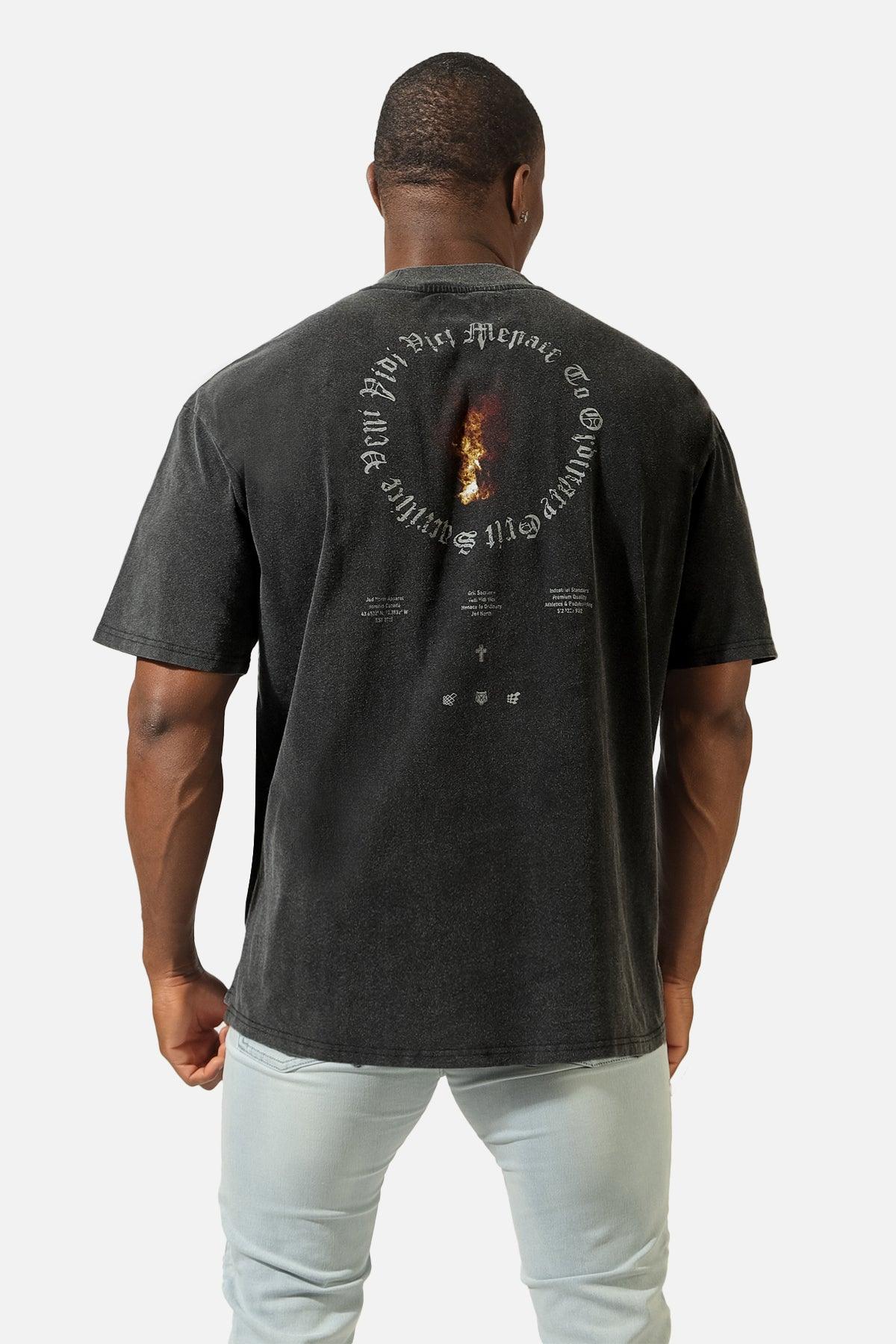 Vintage Oversized T-Shirt - Ring of Fire - Jed North