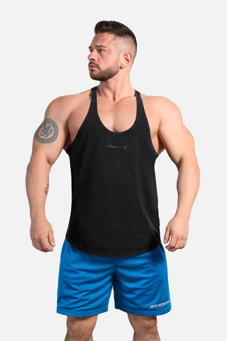 Classic Vintage Washed Racerback Stringer - Charcoal