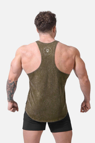 Classic Vintage Washed Racerback Stringer - Hunter Green