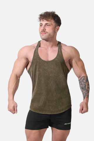 Classic Vintage Washed Racerback Stringer - Hunter Green