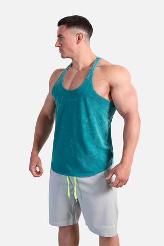 Classic Vintage Washed Racerback Stringer - Deep Sea