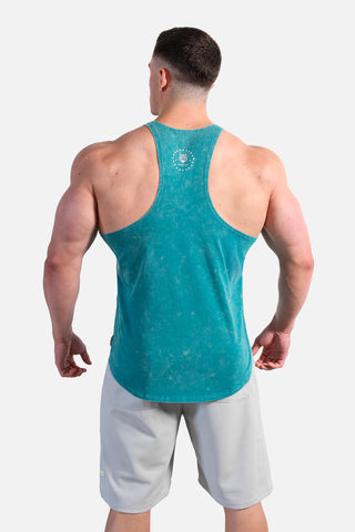 Classic Vintage Washed Racerback Stringer - Deep Sea