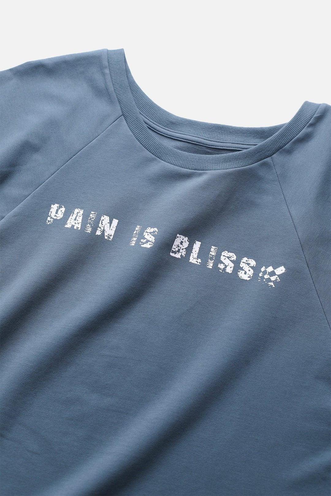 Retro Bodybuilding T-Shirt - Steel Blue