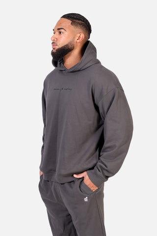 Essentials Relaxed Hoodie - Dark Gray