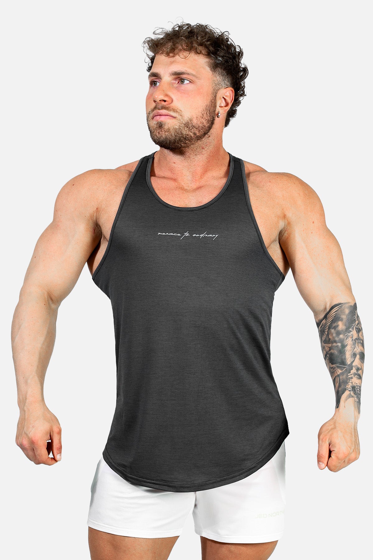 Dynamic Bodybuilding Stringer - Dark Gray