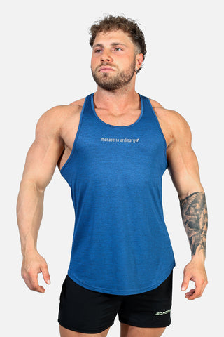 Performance Max Bodybuilding Stringer - Denim Blue