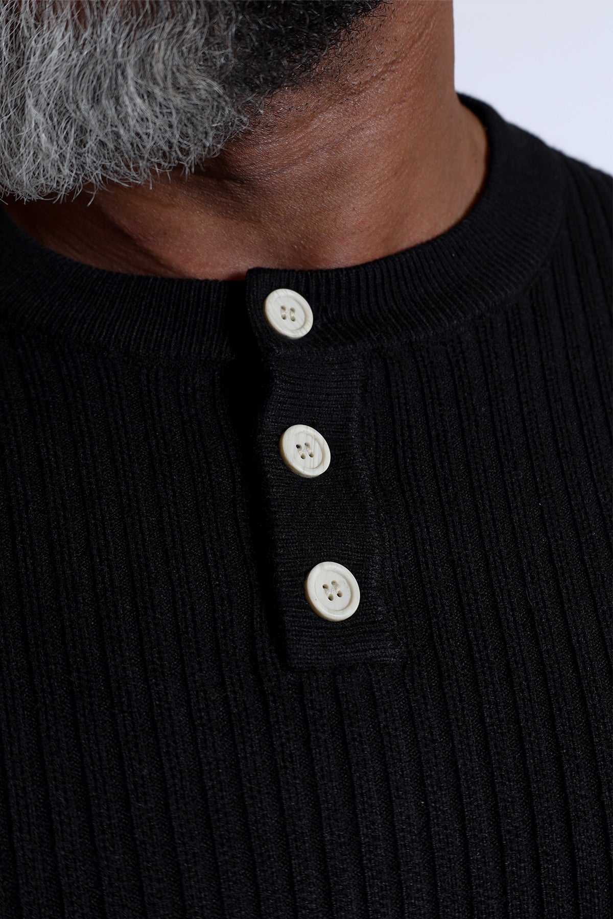 Classic Henley Sweater - Black – Jed North
