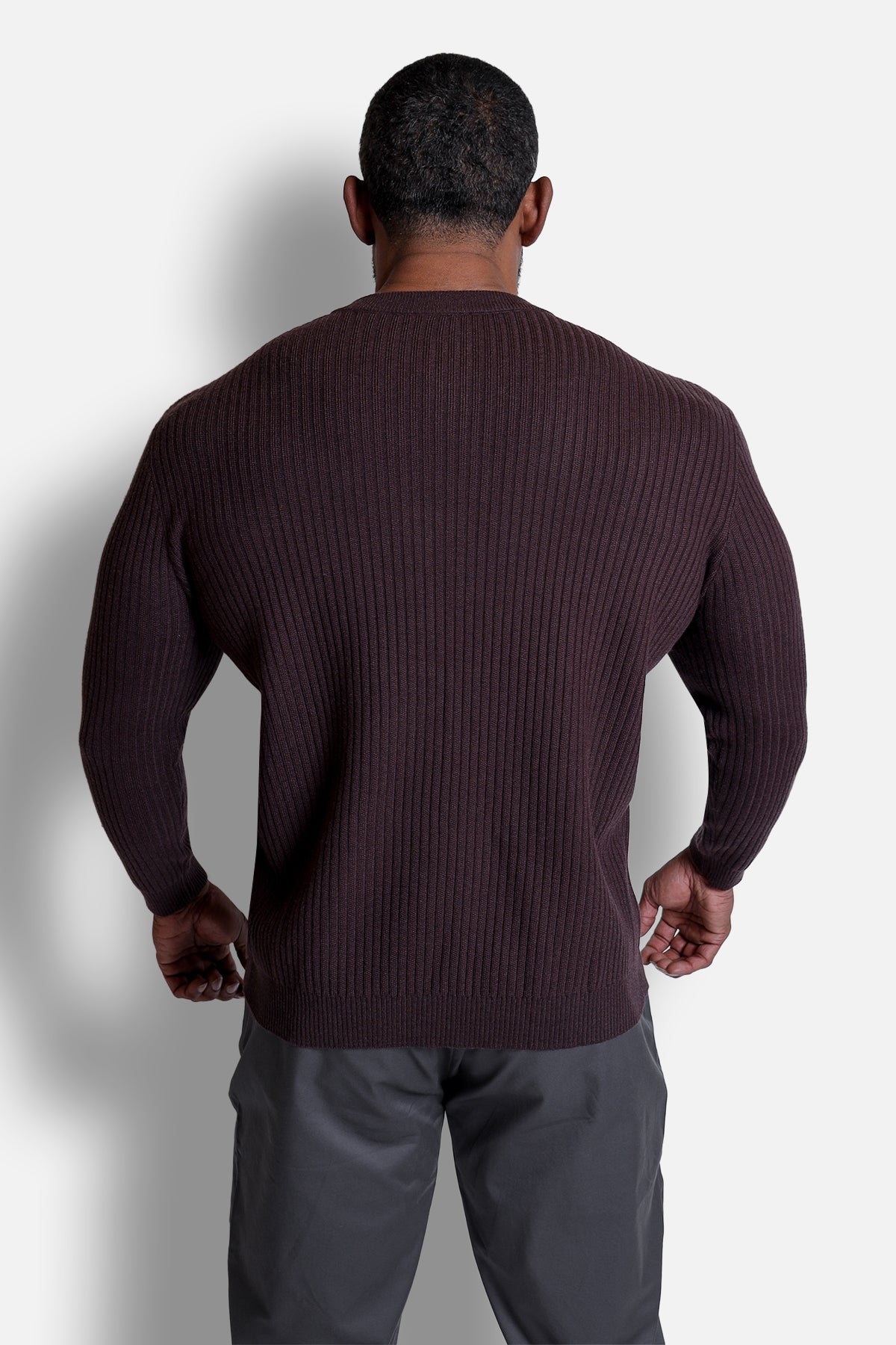 Classic Henley Sweater - Brown – Jed North
