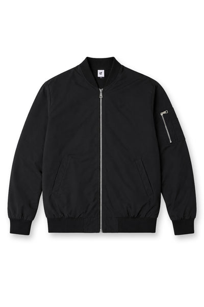Northbound Water Resistant Bomber Jacket - Black – Jed North