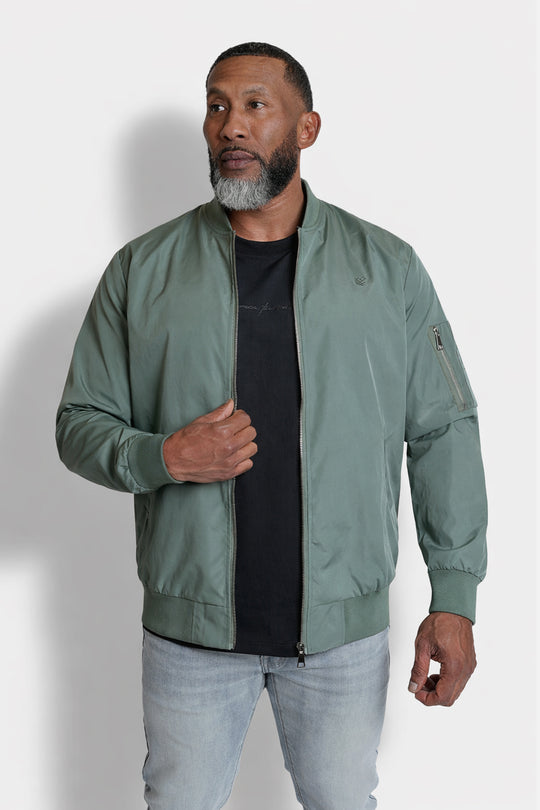 Northbound Water Resistant Bomber Jacket - Olive