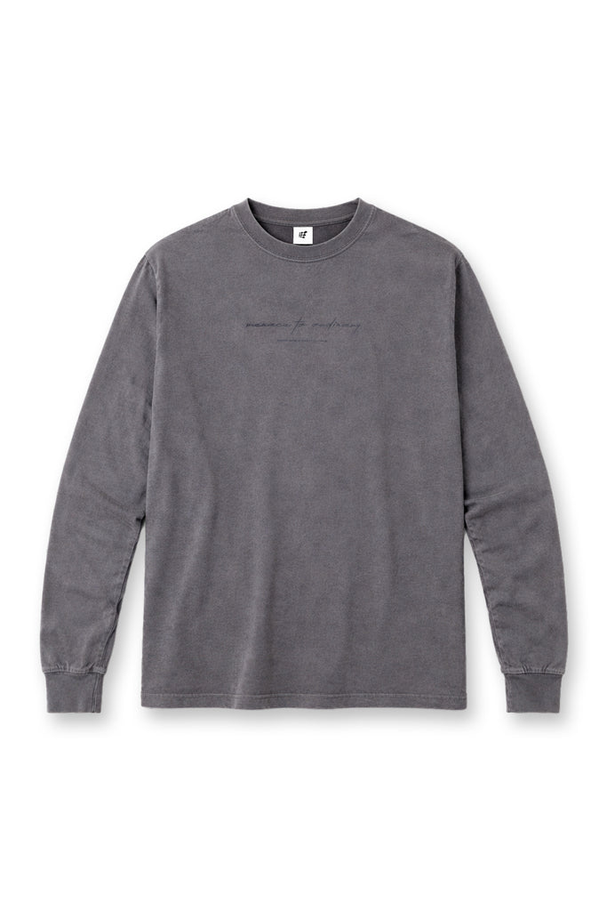 Vintage Wash Long Sleeve T-Shirt - Storm Gray – Jed North