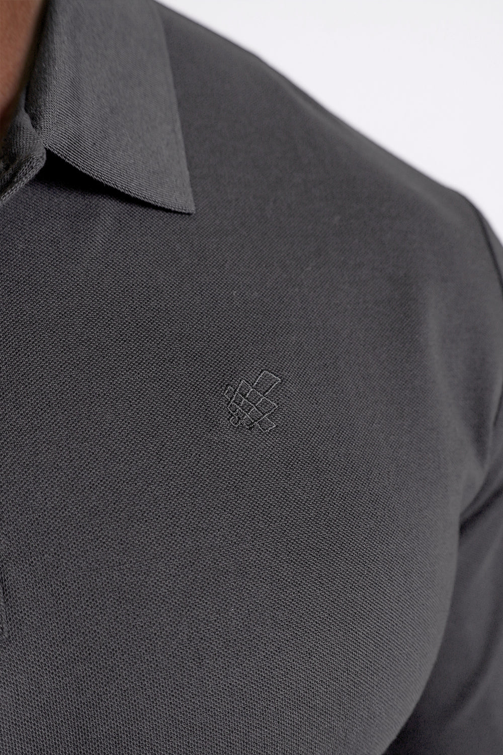 Polo Button-Up Longsleeve - Cool Olive