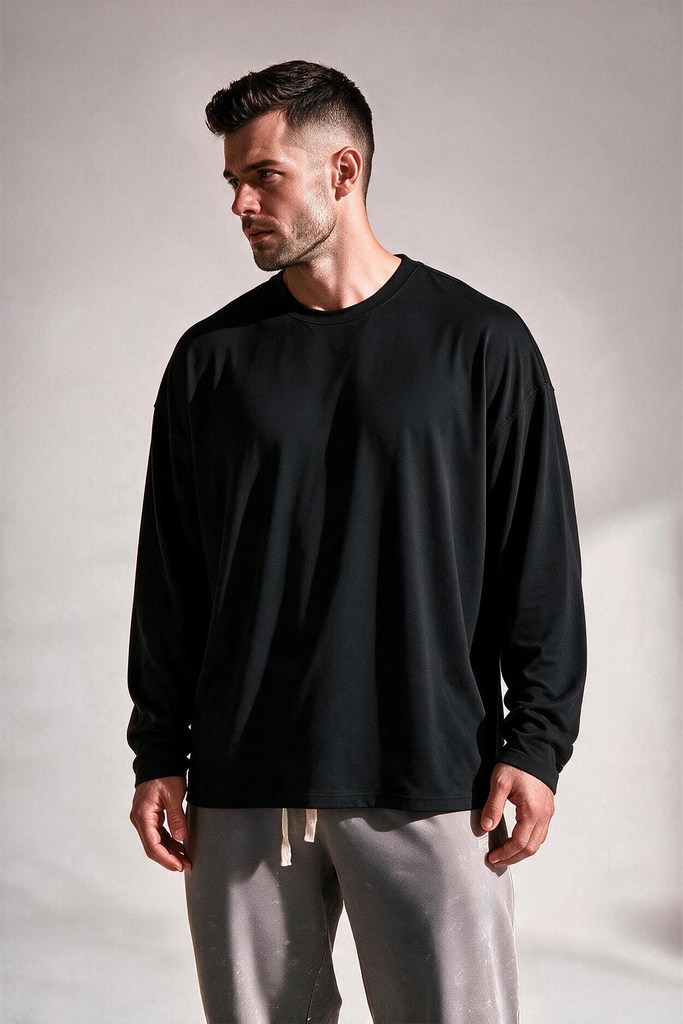 Base Performance Long Sleeve T-Shirt - Black – Jed North