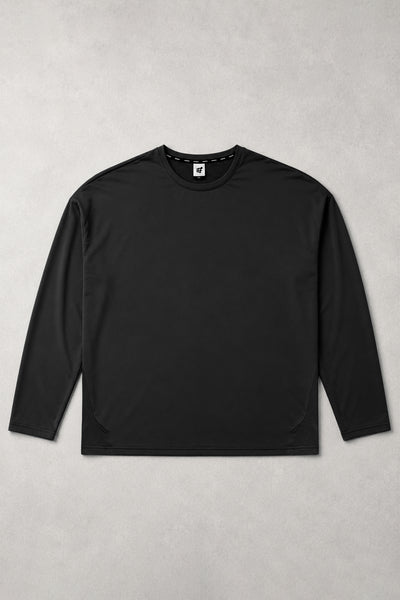 【完売品】 ジェントルイス Rib Long Sleeve Tee black Base Performance Long Sleeve T-Shirt - Black – Jed North