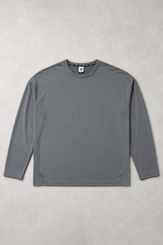 Base Performance Long Sleeve T-Shirt - Dark Gray