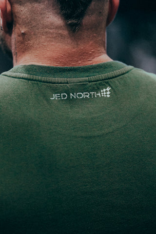 Retro Oversized Muscle Tee - Forest Green