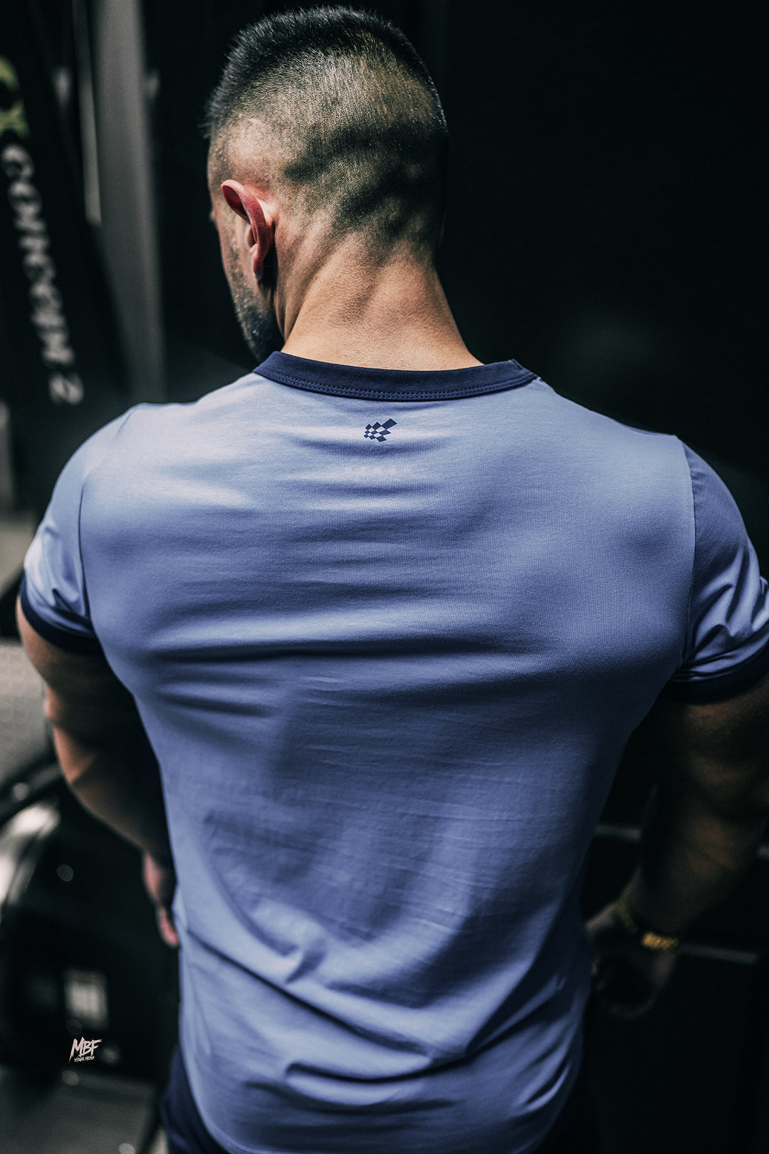 Muscle-Fit Ringer T-Shirt - Electric Blue