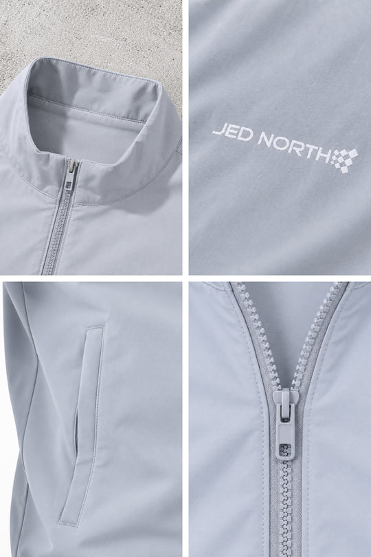 Premium Athletic Training Jacket - Silver