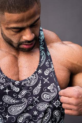 Graphic Muscle Stringer - Paisley