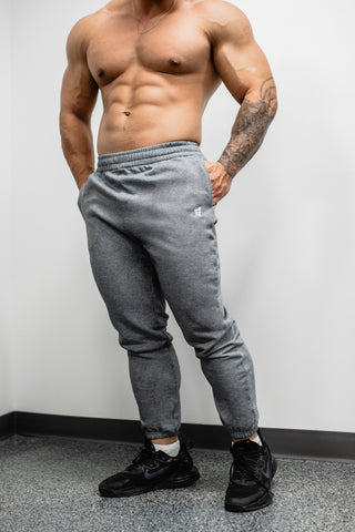 French Terry Athletic Training Joggers - Gray