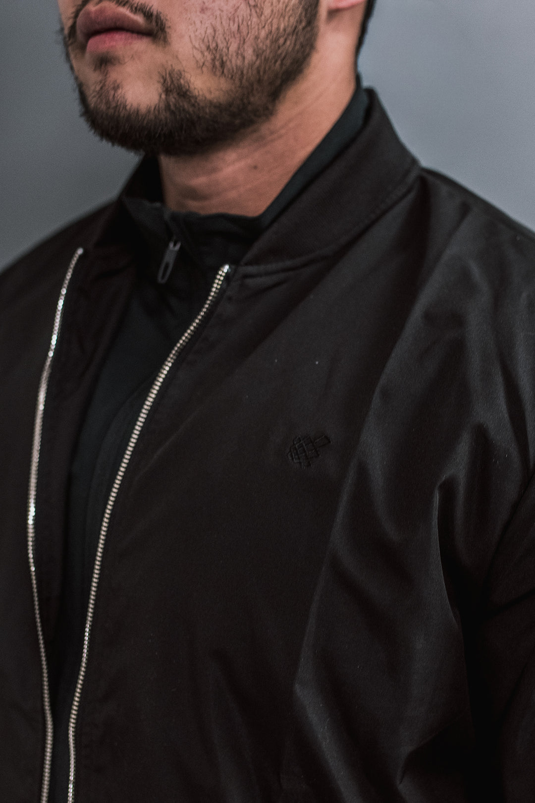 Northbound Water Resistant Bomber Jacket - Black