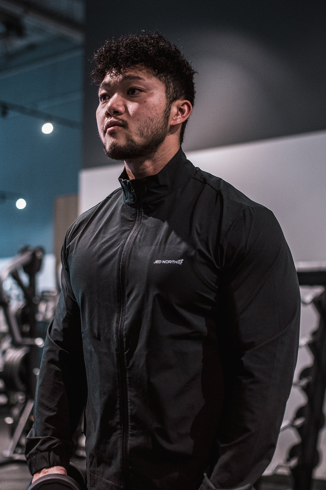 Training Jacket Example Premium Athletic Training Jacket - Black – Jed North