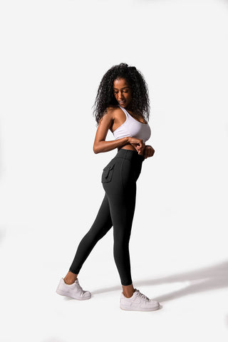 Anita Scrunch Leggings - Noir