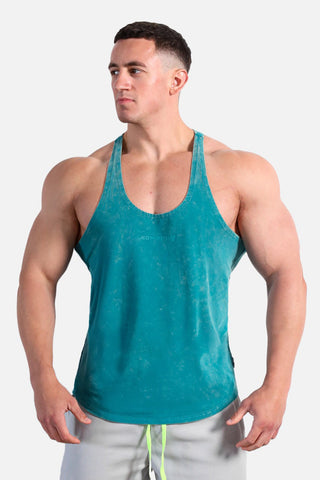 Classic Vintage Washed Racerback Stringer - Deep Sea