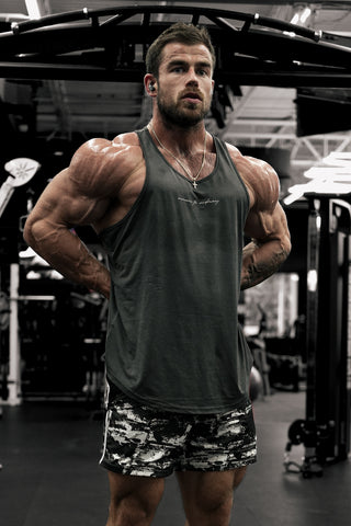 Dynamic Bodybuilding Stringer - Dark Gray