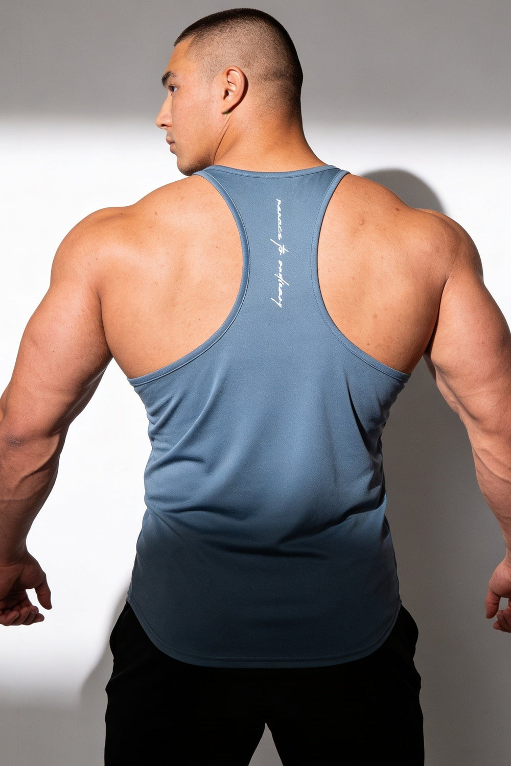 Fast-Dry Bodybuilding Workout Stringer - Gray