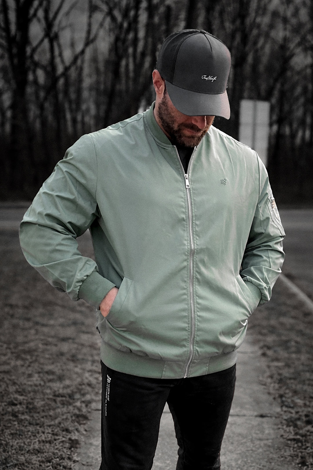 Northbound Water Resistant Bomber Jacket - Olive