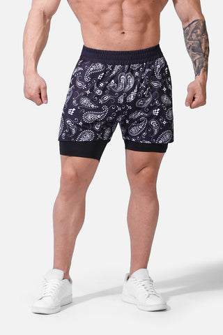 Pro 2-in-1 Active 7" Training Shorts - Paisley